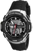 Xonix Męski zegarek sportowy, LCD/LED + Analog, alarm, stoper, WR 100M, antyalergiczny