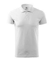 Koszulka Polo męska| Single J. (biała) L