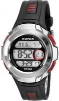 Xonix Męski zegarek sportowy, multifunkcyjny, 8 x alarmów, 3 interwały, WR 100M, antyalergiczny