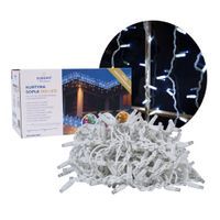 Lampki Choinkowe SOPLE 200 LED PREMIUM BIAŁY ZIMNY zewn. i wewn. z dod. gniazdem.
