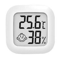 STACJA POGODY WEWNĘTRZNA Czujnik Temperatury Higrometr LCD biała AG355A