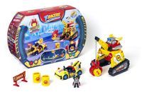 T-Racers S - Turbo Crane Zestaw Pojazd Kierowca Dźwig i akcesoria