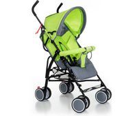 Wózek spacerowy spacerówka Moolino New Compact (Zielono-Szary)