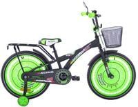 Rower dziecięcy 20 Racing Sport czarny mat zielony