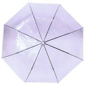 Składany PARASOL parasolka 91cm transparentny fiolet BQ13C