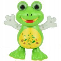 Interaktywna zabawka tańcząca, śpiewająca żabka
