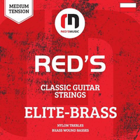 Struny do gitary klasycznej Red's Music ELITE BRASS