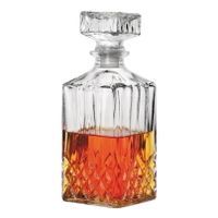 Karafka szklana ze szklanym korkiem DALIS 950 ml idealna do whisky wina nalewek soków wody