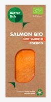 Łosoś atlantycki wędzony na gorąco porcja (koperta) bio 100 g - b salmon