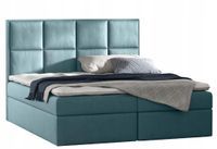 Kontynentalne łóżko GALANT 120x200 tapicerowane