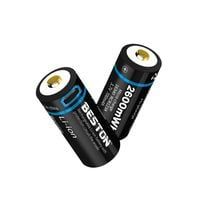 2x akumulator bateria RCR123 a 700 mAh micro USB + kabel do ładowania litowy