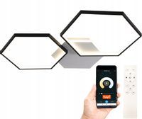 Lampa HEXAGON II sufit sześcian żyrandol Smart Home LED Tuya Wobako