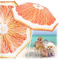 Parasol plażowy pomarańcza
