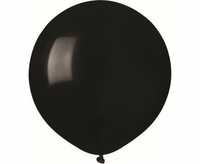 Balon pastelowy czarny duży 48 cm