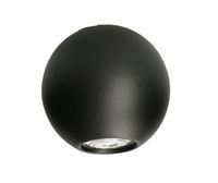 Lampa natynkowa plafon kula BUBBLE I czarna 6030