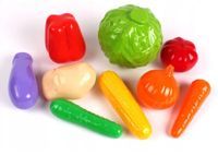 Zabawkowe Plastikowe Warzywa 9 szt. dla dzieci