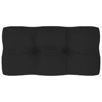 Poduszka na sofę z palet, czarna, 80x40x12 cm