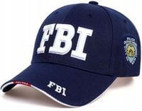 Czapka z daszkiem granatowa sportowa Outdoor FBI  KR45_Granatowy