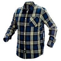 Koszula flanelowa granatowo-oliwkowo-czarna, rozmiar XL