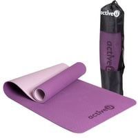 MATA DO ĆWICZEŃ JOGI FITNESS GRUBA Z POKROWCEM