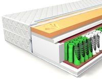 MATERAC Supreme 120x200 VISCO MEMORY, SPRĘŻYNY KIESZENIOWE