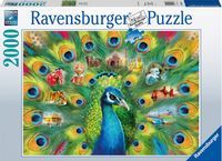 Ravensburger  Puzzle 2000 elementów PAWIA KRAINA