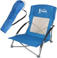 Fotel składany podłokietniki turystyczno plażowy 55x58x64#H1