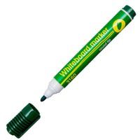 Marker suchościeralny "Whiteboard marker", zielony, D.RECT, 1-3 mm