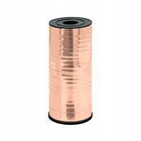 Wstążka tasiemka ROSE GOLD METALICZNA XXL 90 m