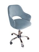 Fotel obrotowy biurowy Milano BL06 szary błękit