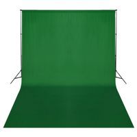 System zawieszenia tła z zielonym tłem 500 x 300 cm