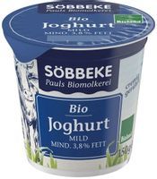 Jogurt naturalny 3,8% tłuszczu w mleku bio 150 g - sobbeke