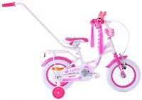 Rower dziecięcy 12 Lilly Fuzlu white/pink