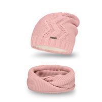 Komplet damski - czapka i komin na zimę