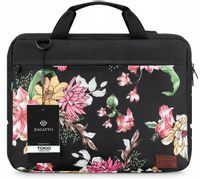ZAGATTO Damska torba na laptopa 15,6 kwiaty lekka