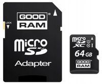 Goodram Karta Pamięci 64 Gb Micro Sdhc + Adapter Sd 10Class