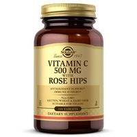 Solgar Witamina C 500 mg z dziką różą - 100 tabletek