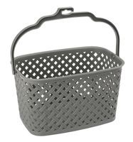KOSZYK NA KLAMERKI KOSZ ORGANIZER RATTAN SZARY