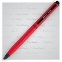 Długopis metalowy touch pen, soft touch PIERRE CARDIN Celebration Czerwony