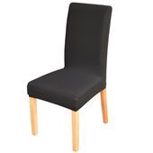 Elastyczny pokrowiec na krzesło spandex, kolor czarny