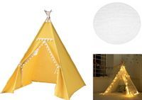 Namiot TIPI WIGWAM TEEPEE dla dzieci MATA +LAMPKI