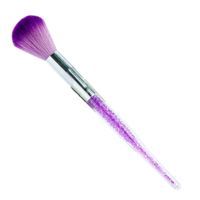 Pędzel Do Pyłu Z Cyrkoniami Fioletowy Manicure