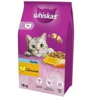 Whiskas Sterile Sucha karma dla kotów z kurczakiem 14 kg