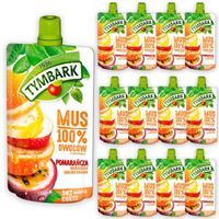 Tymbark Mus 100% pomarańcza marakuja jabłko banan 120 g x 12 sztuk