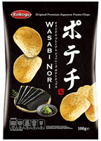 Chipsy ziemniaczane Potechi Wasabi Nori 100g - Koikeya