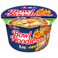 Zupa instant Bowl Noodle Hot & Spicy o smaku rosołu wołowego, ostra 100g - Nongshim