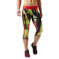 Spodnie 3/4 Reebok CrossFit Primed damskie dwustronne legginsy getry treningowe S