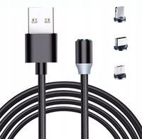 Kabel magnetyczny ładowarka do Apple micro USB C