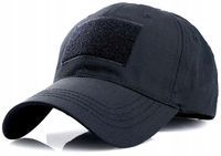 Taktyczna czapka z daszkiem MILITARNA wojskowa  KR43_Czarny