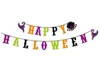 GIRLANDA BANER NAPIS HAPPY HALLOWEEN OZDOBY PAJĄK
